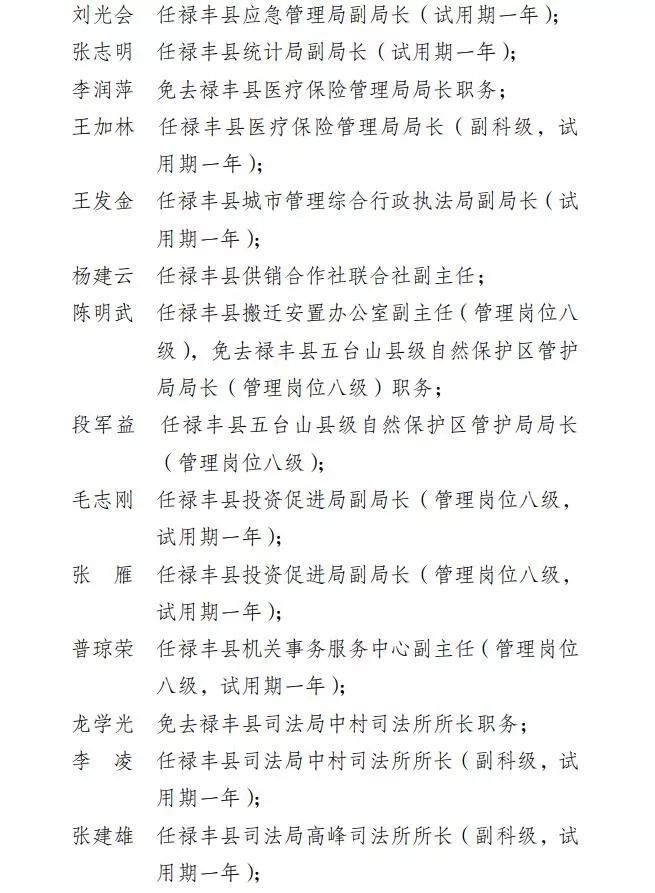 禄丰县初中人事任命揭晓，引领教育迈向新篇章